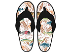 Karma Zen Fish Pattern Sandals